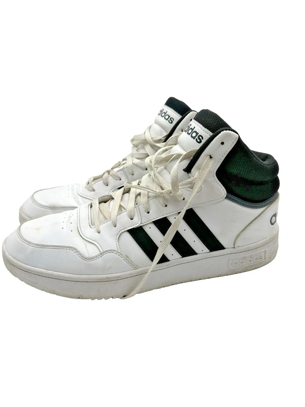 adidas Hoops 3.0 Mid Classic Vintage GW3019 White Black Men’s Size 13